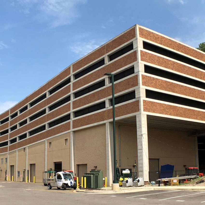 Facilities Maintenance Building and North Parking Deck
