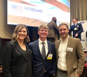 Cory Weaver (center) 2018 Veterans of Influence - Rising Star 